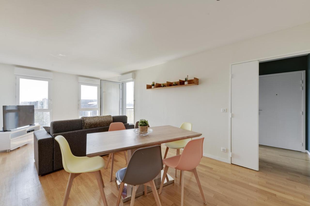 شقة سان دوني  في Chic Apart With Great View Of Paris المظهر الخارجي الصورة