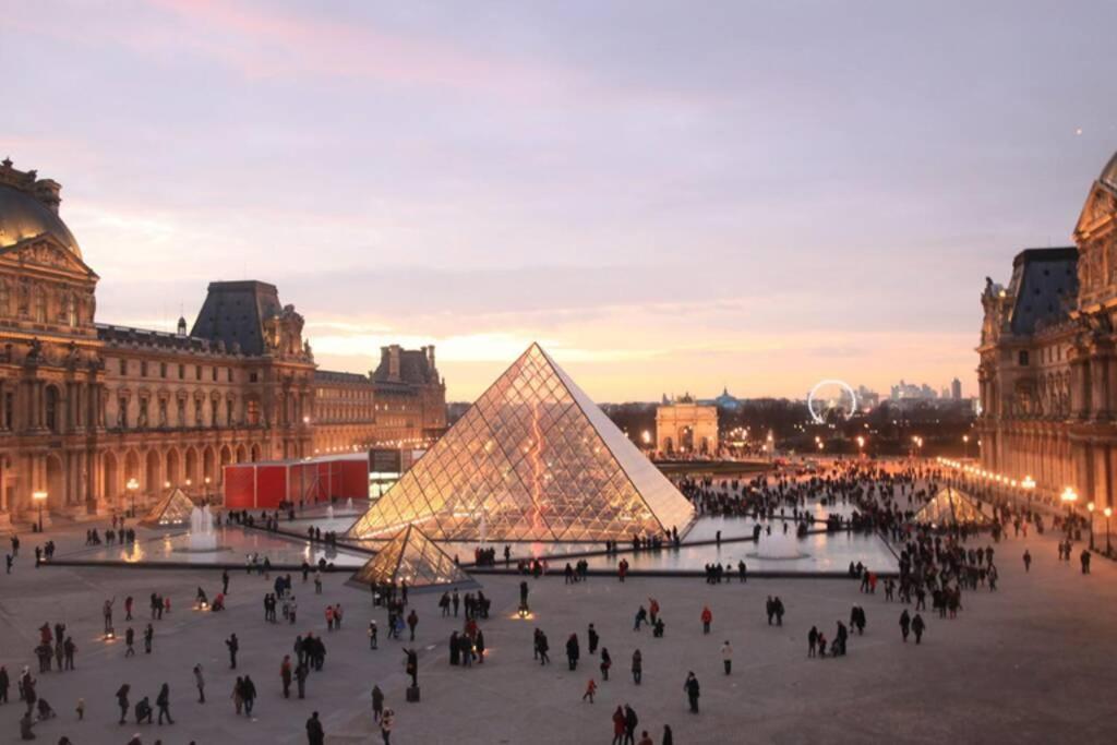 شقة سان دوني  في Chic Apart With Great View Of Paris المظهر الخارجي الصورة