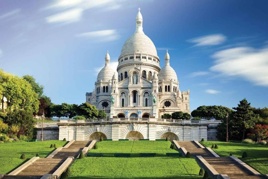 شقة سان دوني  في Chic Apart With Great View Of Paris المظهر الخارجي الصورة